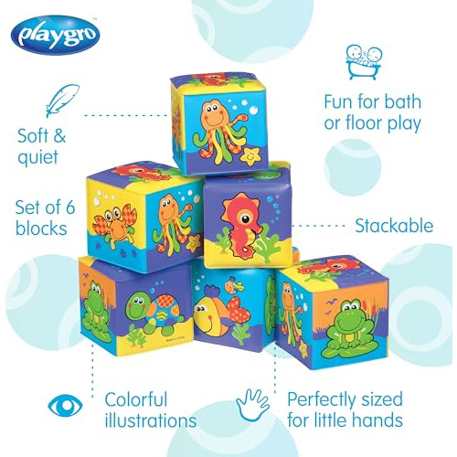 0181170 Soft Blocks For Baby Infant Toddler Children, E...