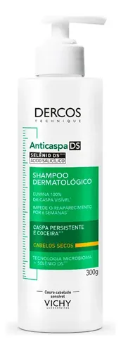 Shampoo Anticaspa para Cabelos Secos com Selênio DS, Dercos DS Vichy, 300g