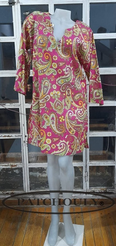 Camisola Tunica Blusa Kurta Mujer 100% Algodon Hindú Colores