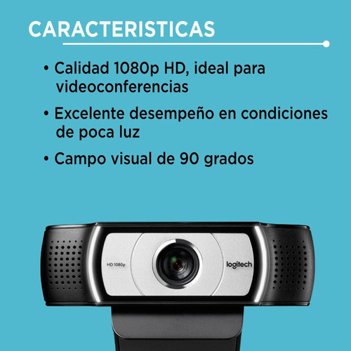 Imagen 6 de 8 de Webcam Logitech C930e Usb 1920x1080 Hd Vision 90 Grados Pce