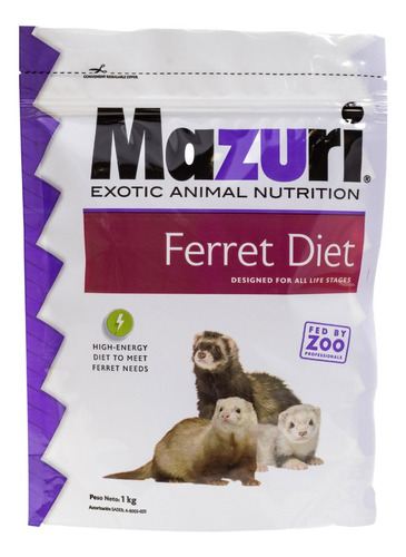 Mazuri Ferrets Diet| Alimento Para Huron Premium De 1kg