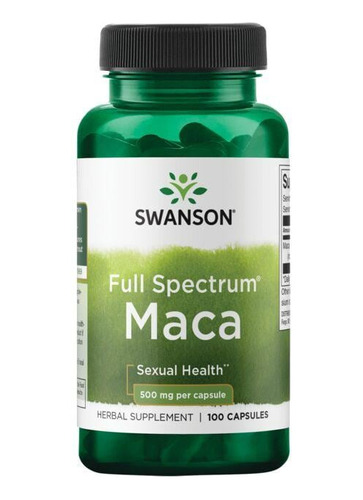 Maca Peruana 500 Mg - 100 Cápsulas Swanson