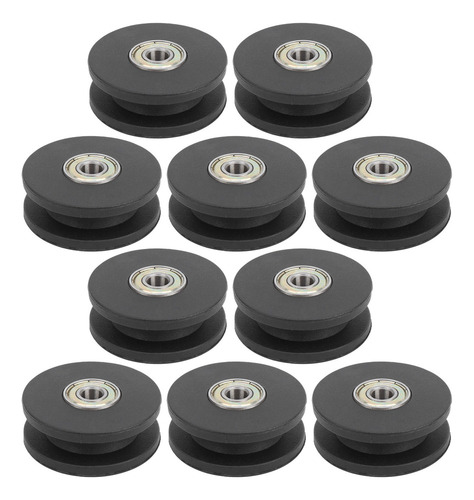 . Polea De Gimnasio 10 Piezas 50 Mm Nylon Fitness