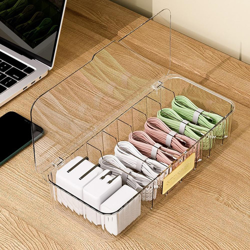Caja De Limpieza De Polvo Transparente Para El Hogar De 1 Pi