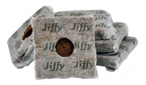 Jiffy Block Germinador Fibra De Coco 5 X 5 Cm 20 Unidades