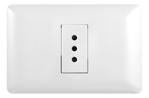 Pack 5 Tomacorriente Simple 10a 250v Blanco