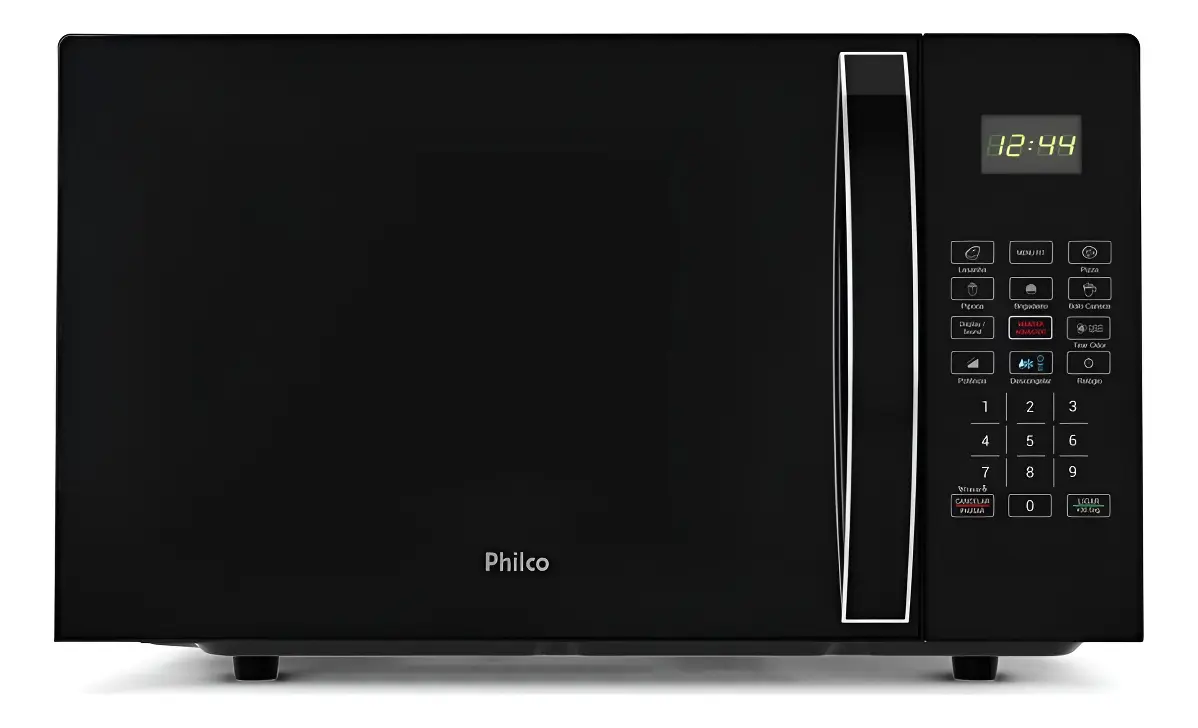 Micro-ondas Philco 28l Limpa Fácil 1100w Preto Pmo30p