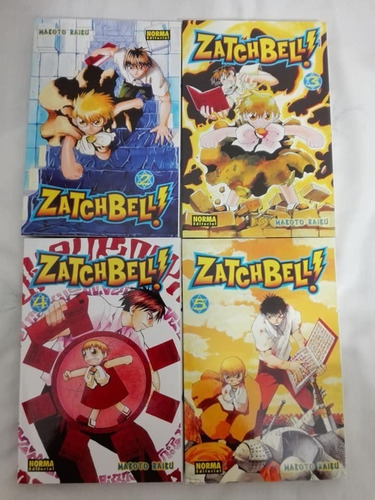 Zatchbell! Tomo 2 Al 5(4 Tomos) Norma Manga