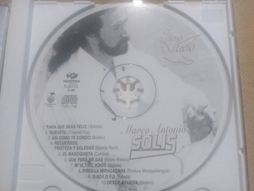Marco Antonio Solis Cd En Pleno Vuelo Excelentes Condiciones (Usado)