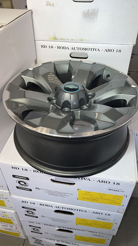 Roda S10 Aro 18 6x139 2020 2021 / 4 Rodas High Country Ltz Cor Grafite Diamante