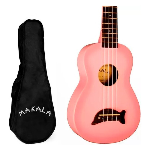 Ukelele Soprano Makala Sds Color Rosa + Funda - Envio