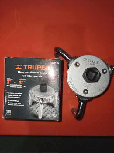 Llave Para Filtro De Aceite Truper 