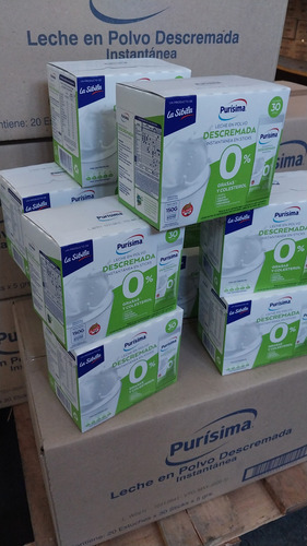 Leche En Polvo Purísima En Sobres X 30u X 20 Cajas
