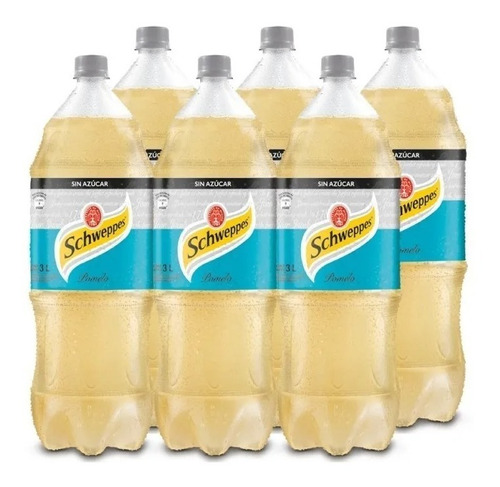 Refresco Schweppes Pomelo Sin Azúcar 3 Litros X6