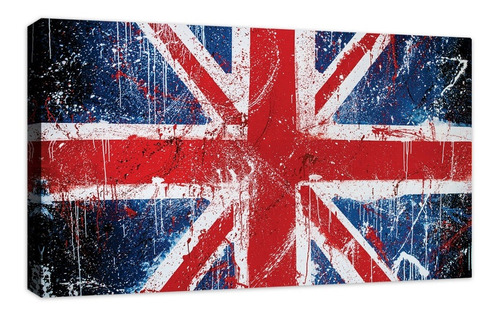Cuadro Decorativo Canvas Moderno Bandera Inglaterra