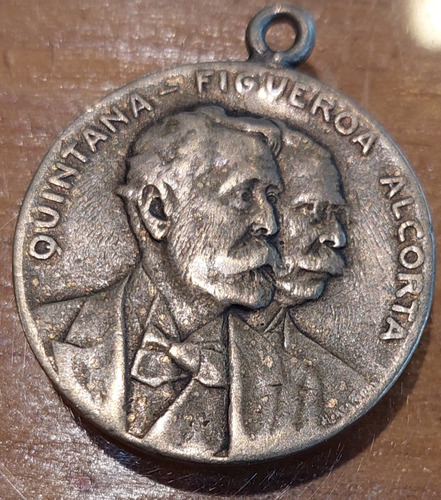 Medalla Alpaca Quintana Figueroa Alcorta 1904 1910