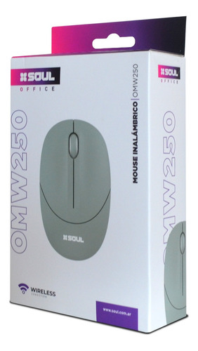 Mouse Inalámbrico Soul Omw250 Varios Colores Verde