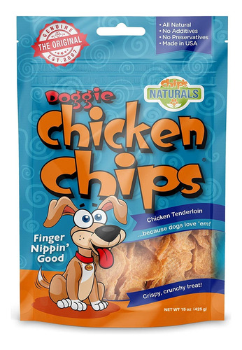 Chips De Pollo Totalmente Naturales, Golosinas Para Perros H