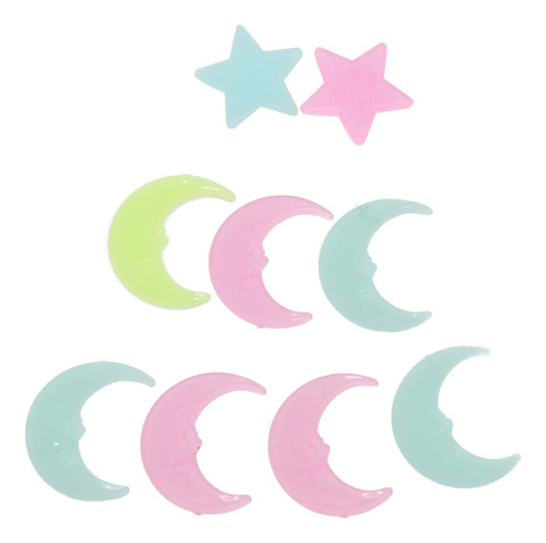 100 Pegatinas De Pared Con Forma De Estrella Para Decoración