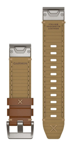 Malla Quickfit 22 Marq Cuero Vacchetta Italiano Garmin Tiend Ancho de la malla 20 mm Color Cuero marrón