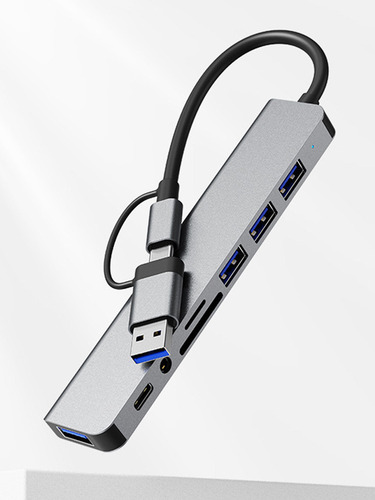 M Divisor De Hub Usb De Audio Tipo C Ocho En Unojf