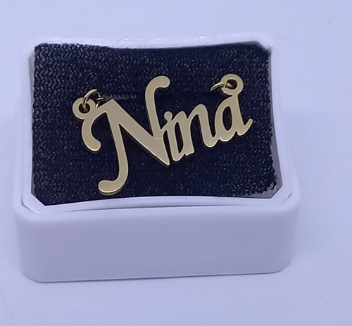 Cadena Dije Nombre Nina Acero Inoxidable + Estuche Gratis