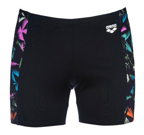 Malla Short Arena Jamer Multicolor Palm Natación Nado Hombre