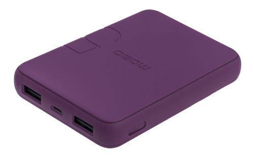 Power Bank Bateria Portatil For Me 48 Hrs  5000 Mah 2.1a/10w Color Morado