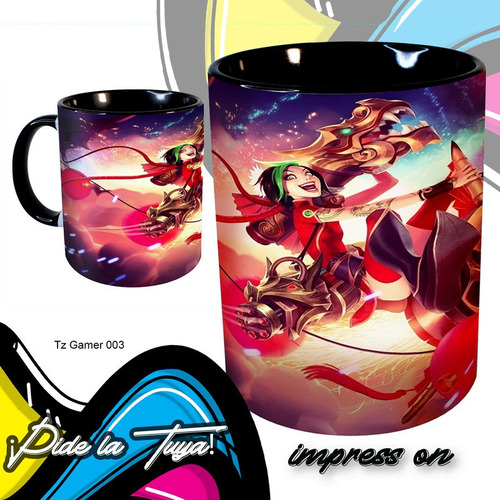 Taza Jinx Lol Personalizado Sublimación