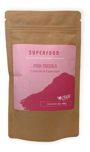 Superfood Pink Masala Betabel Jengibre Canela Soy Té