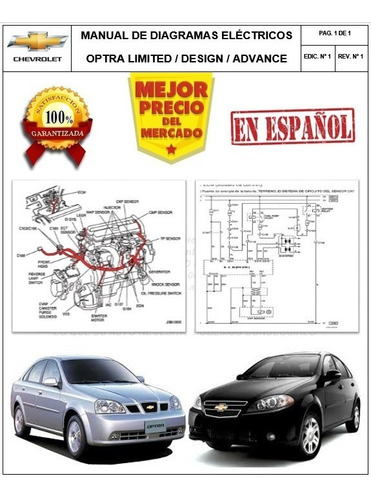 Manual De Taller Diagramas Electricos Interactivo Chevrolet Optra 2009 Español