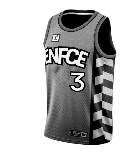 Camisa Regata Basquete Treino Academia Bulls Enforce Cinza