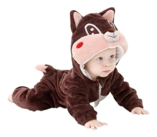 Pijama Enterizo Disfraz Kigurumi Animalito Para Bebe Variado