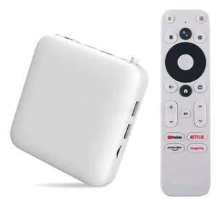 Tv Box Android Tv Os Certificado Netflix Control De Voz