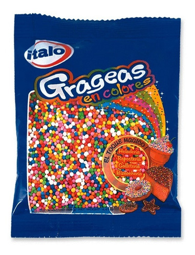 Grageas De Colores Italo 500gr - g a $19