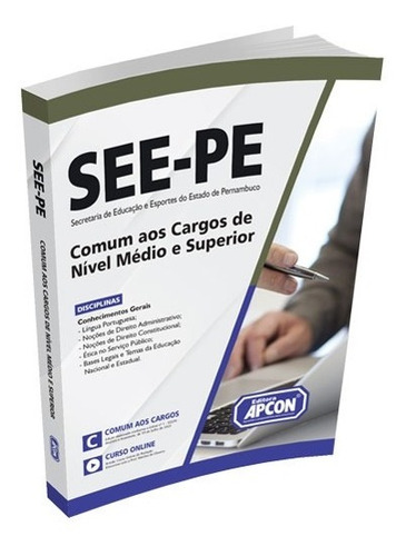 Apostila Seepe 2022 Comum Aos Cargos Nível Médio E Superior