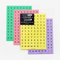 Comprar Sticker De Números Y Letras Importados
