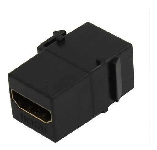 Keystone Emenda Hdmi Fêmea 1.4 2.0 Embutir Tomada Preto