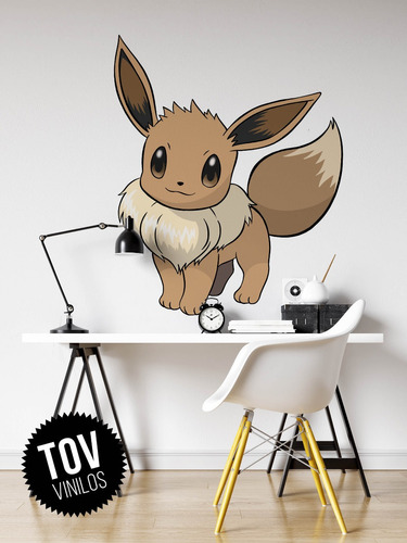 Vinilo Decorativo Eevee Pokemon Tov S