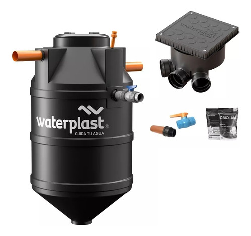 Biodigestor Waterplast Auto 1300 + Cámara Inspeccion Pp
