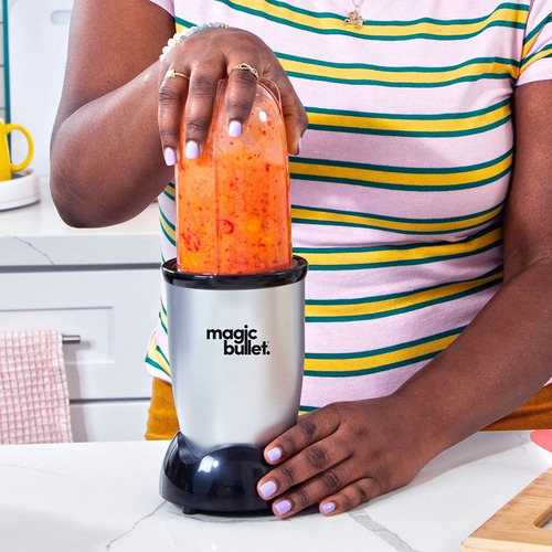 Licuadora Nutribullet Mbr Magic Bullet 510 Ml Plata Con Vaso