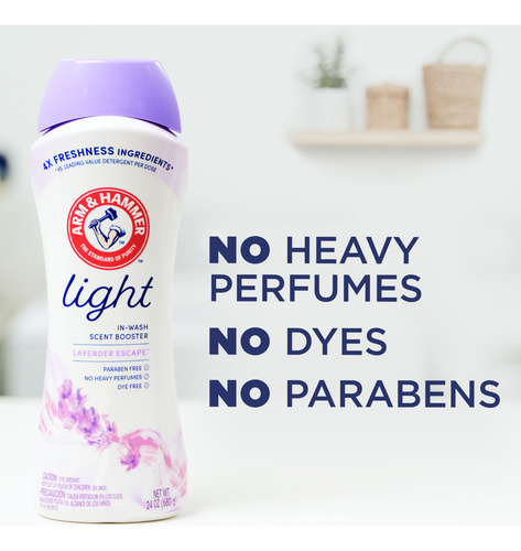 Arm & Hammer Detergente Liquido Light Lavanda 680gr