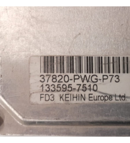 Ecu Honda Fit 37820-pwg-p73 