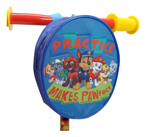Playwheels Paw Patrol - Patineta De 3 Ruedas, Azul/rojo
