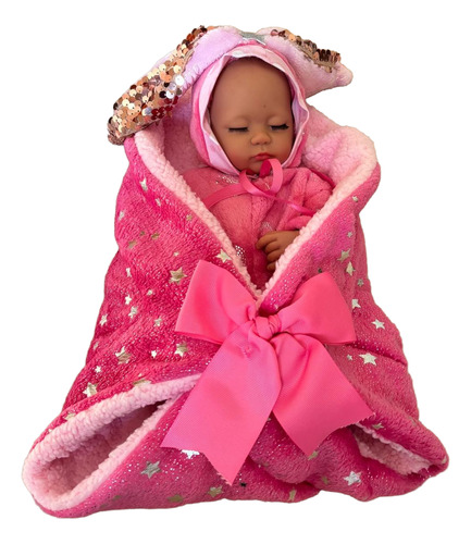 Muñeca Bebe Realista Reborn De Silicon 35cm Suave Rosita