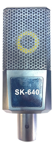 Micrófono Condensador Sk-640 Estudio Metal 