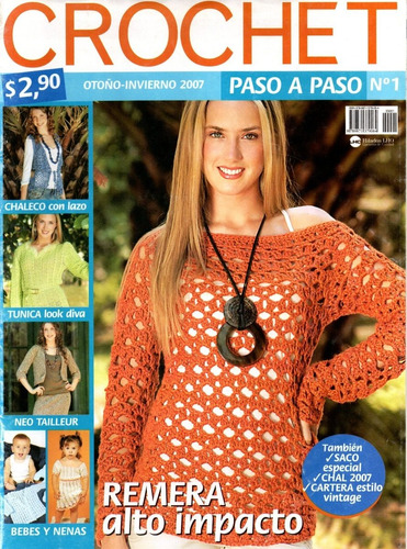 Revistas Crochet Paso-a-paso Otoño Invierno 2007 N°1y2 