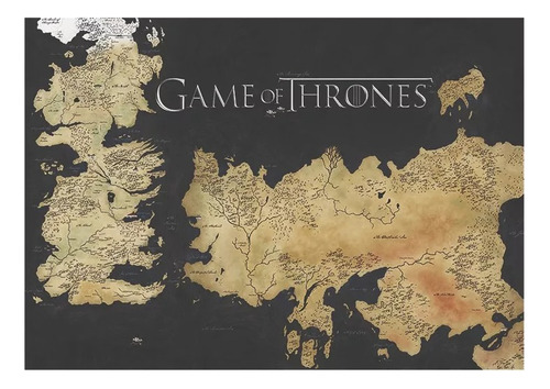 Puzzle Game Of Thrones Mapa Mundo Juego Tronos1000 Pzs Lelab
