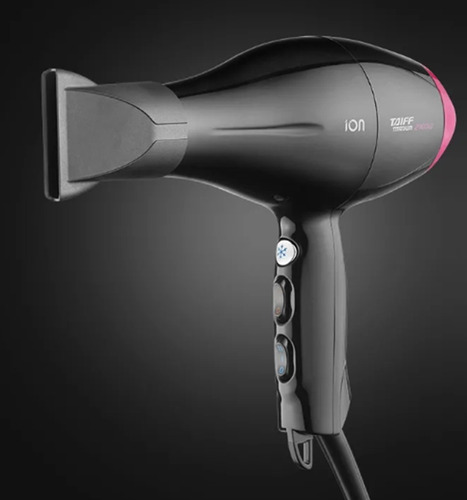 Secador Profissional Taiff Titanium 2100w Com Detalhe Rosa