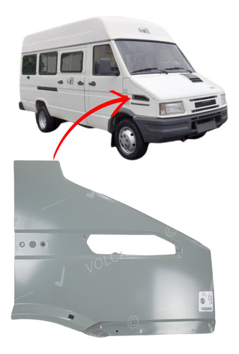 Paralama Iveco Daily 1998 1999 2000 2001 2002 2003 Direito